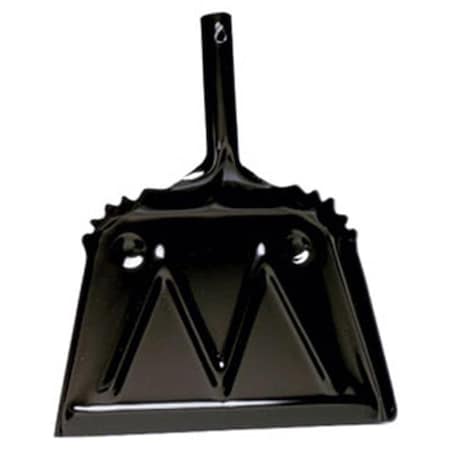 Light House Beauty 4212-90 12 in. Black Metal Dust Pan LI597856